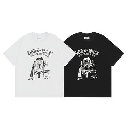Maison Margiela T-shirt Crew Neck Loose Short Sleeve T-shirt