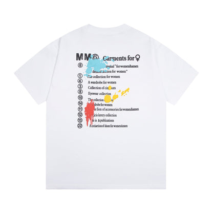Maison Margiela T-shirt Crew Neck Loose Short Sleeve T-shirt