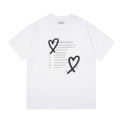Maison Margiela T-shirt Crew Neck Loose Short Sleeve T-shirt