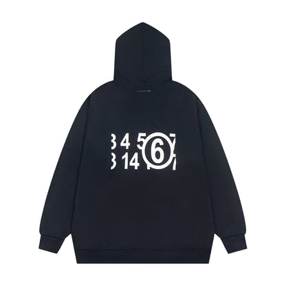 Maison Margiela Hoodie Crew Neck Loose Hooded Sweater
