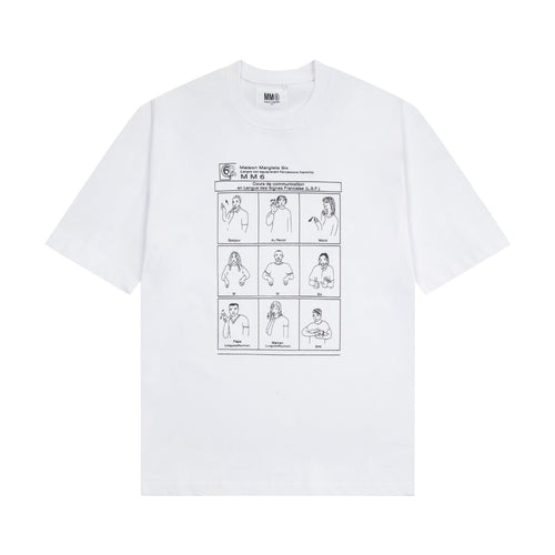 Maison Margiela T-shirt Crew Neck Loose Short Sleeve T-shirt