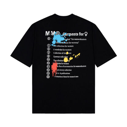 Maison Margiela T-shirt Crew Neck Loose Short Sleeve T-shirt