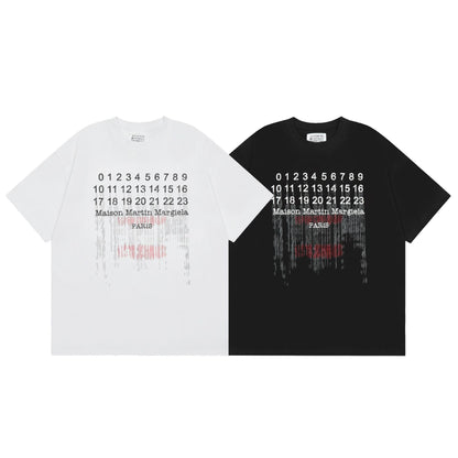 Maison Margiela T-shirt Crew Neck Loose Short Sleeve T-shirt