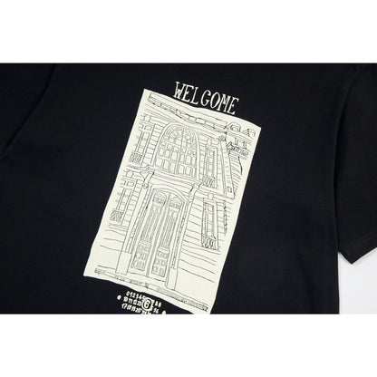 Maison Margiela T-shirt Crew Neck Loose Short Sleeve T-shirt